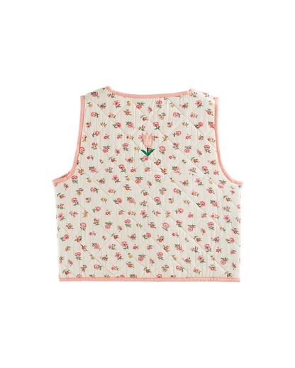 Veste sans manches matelassée floresco