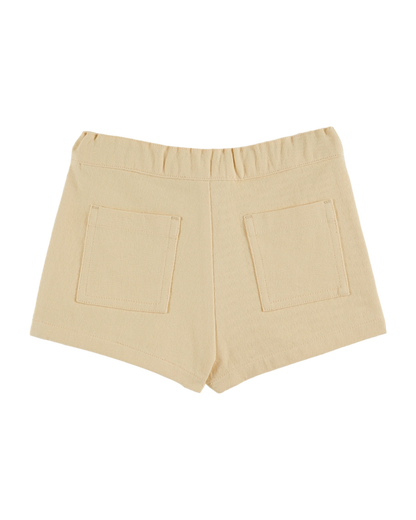 Short poches fleurs banane