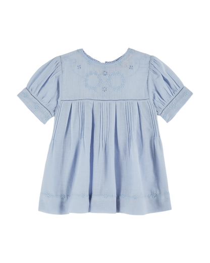Robe bébé vintage écume