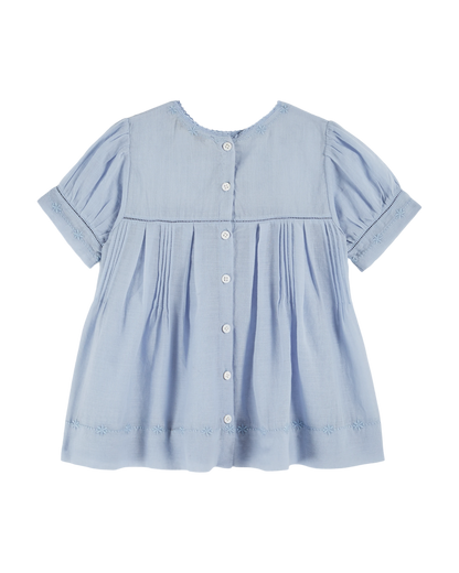 Robe bébé vintage écume