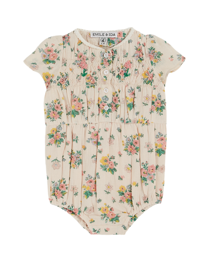 Combibloomer smocké printemps rose