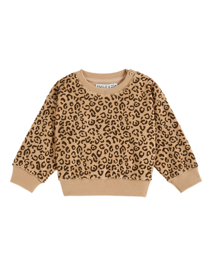 Sweat éponge léopard