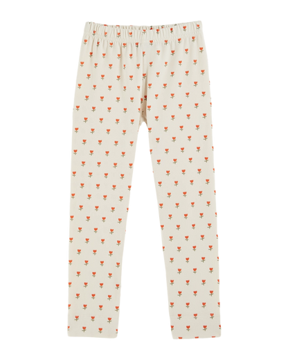 Legging tulipes crème
