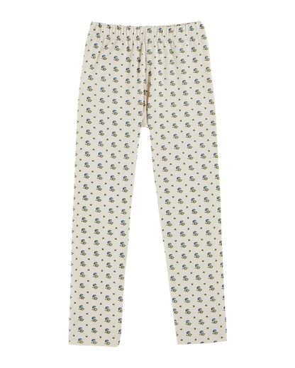 Legging à fleurs iris