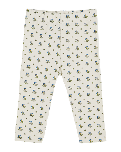 Legging à fleurs iris