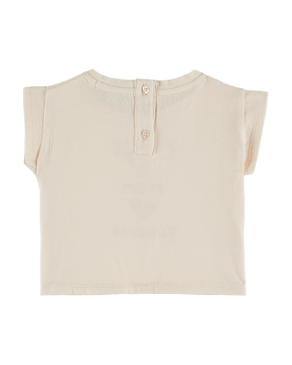 T-shirt coton bio Mum Forever crème