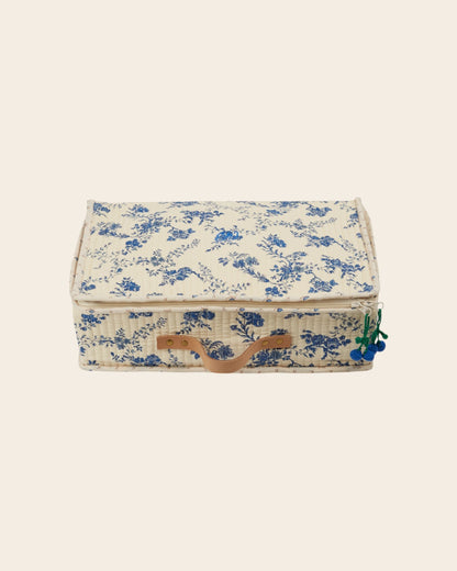 Valise Matelassée - Orchid bleu