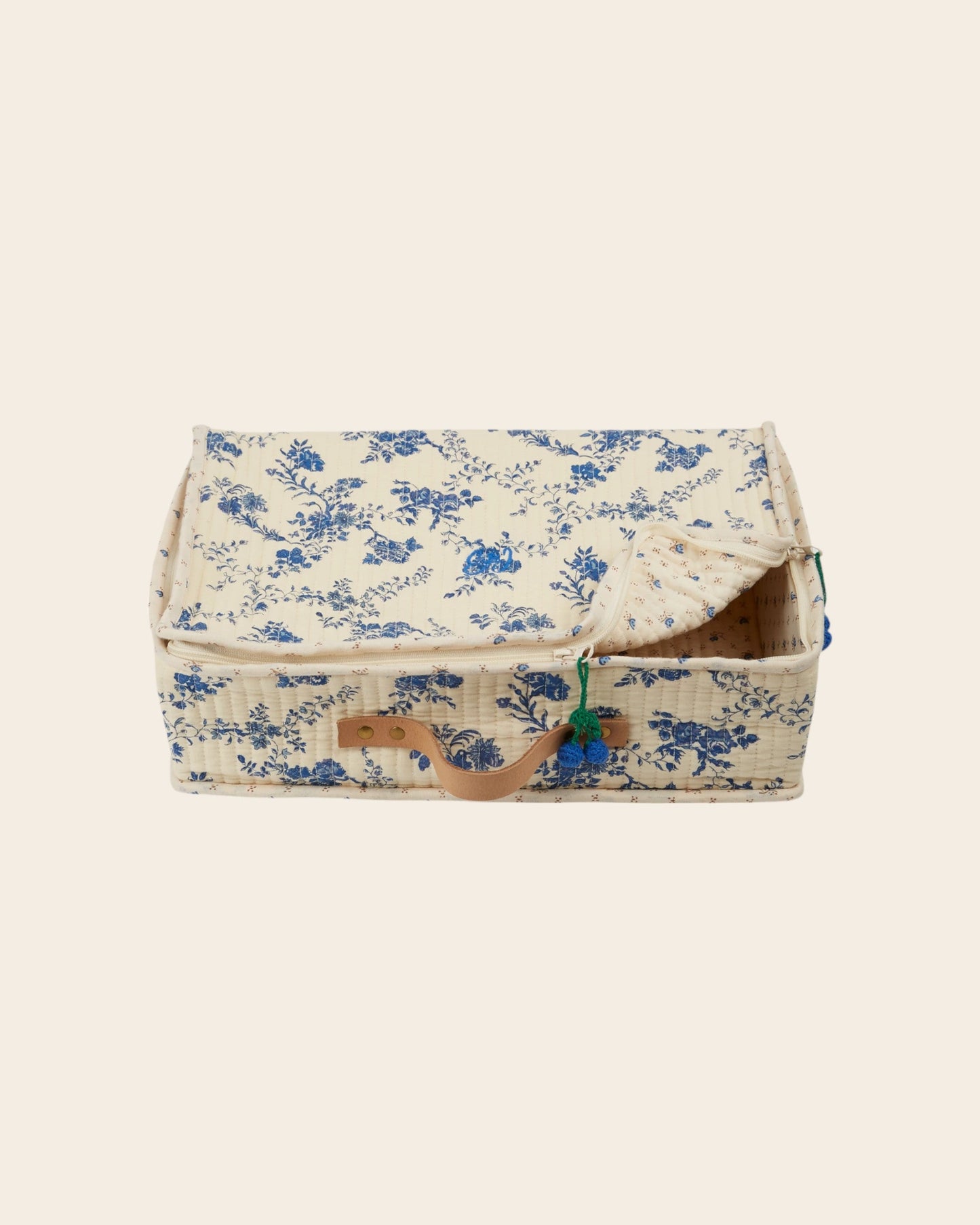 Valise Matelassée - Orchid bleu