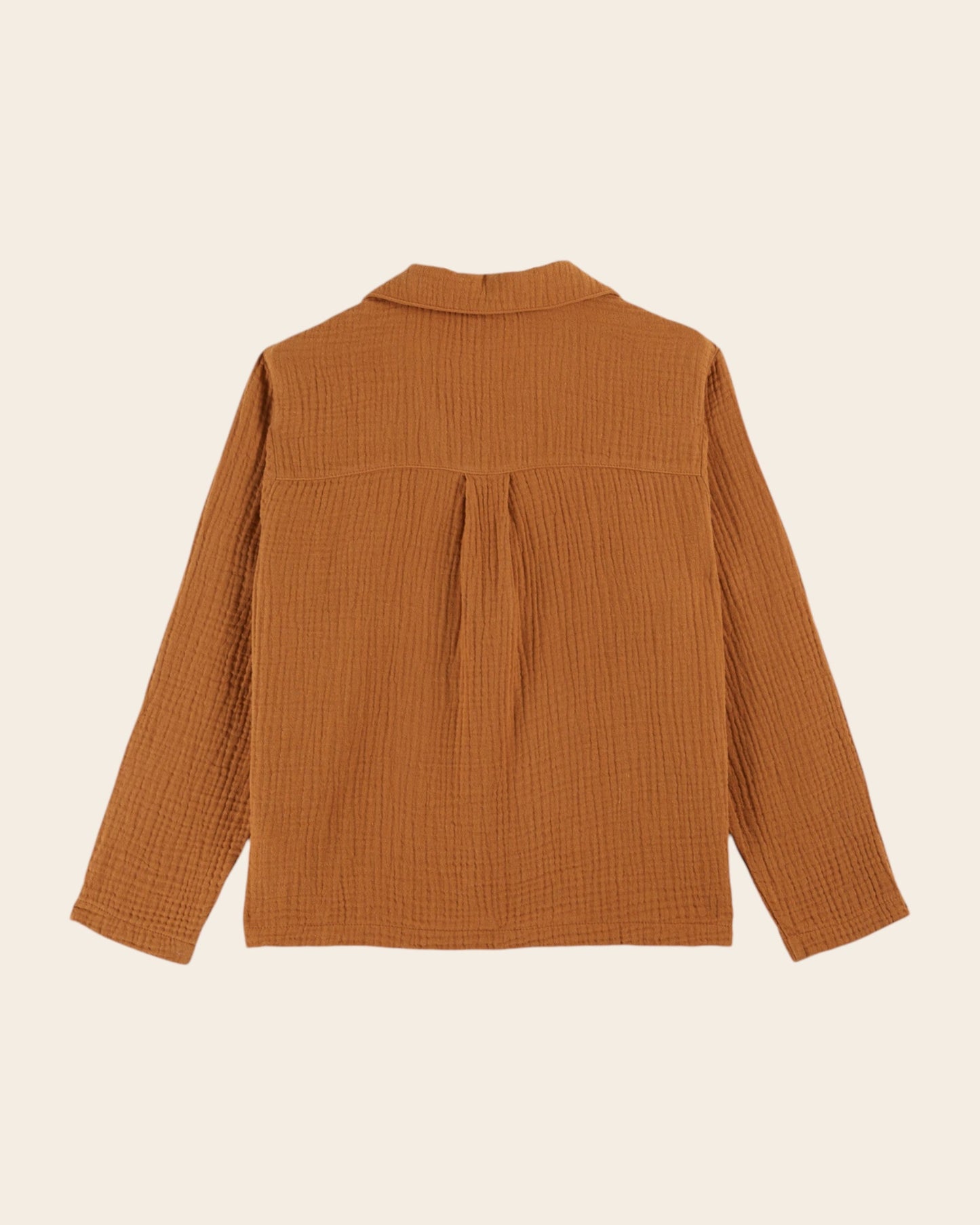 Kurta - Gaze de coton caramel