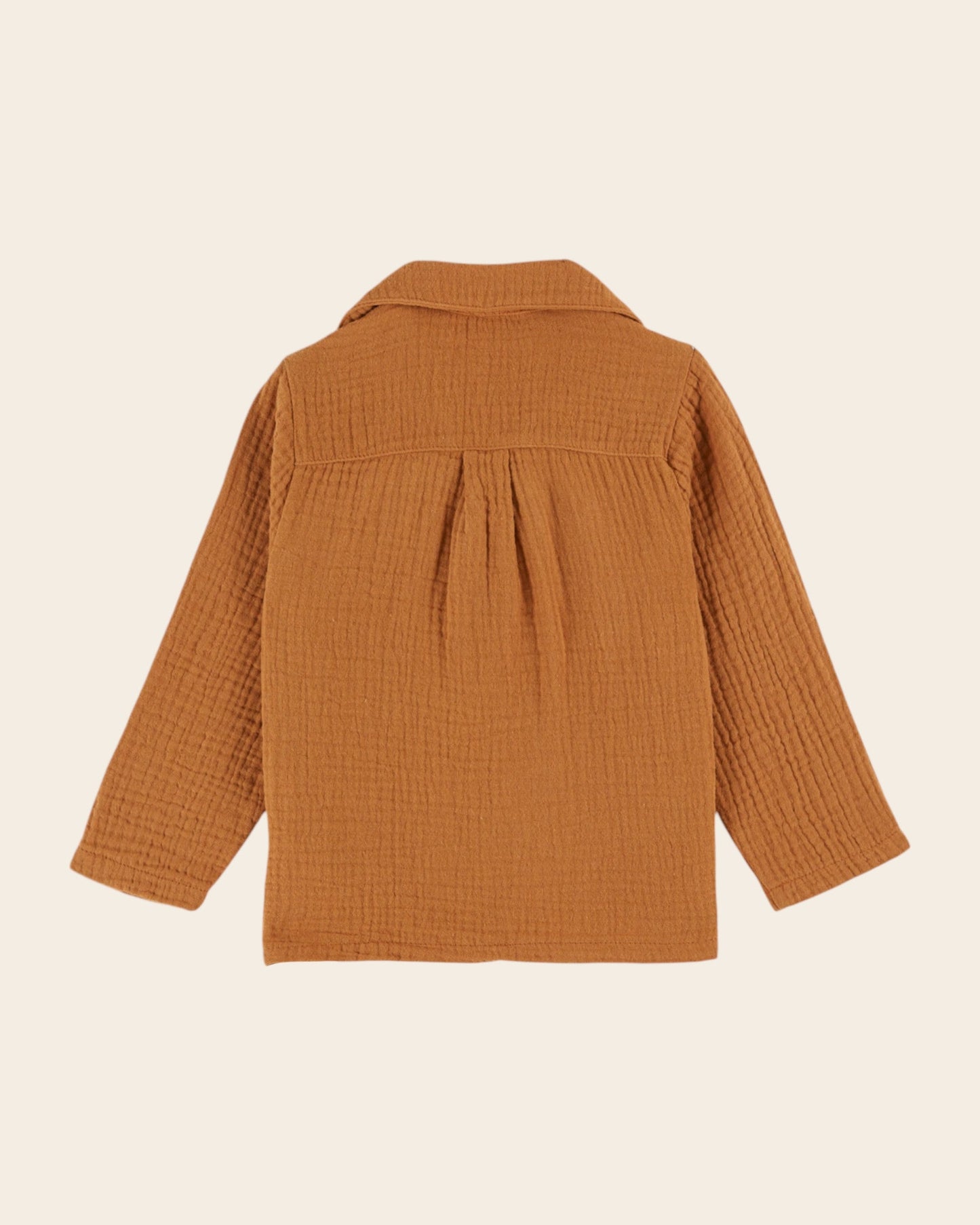Kurta - Gaze de coton caramel