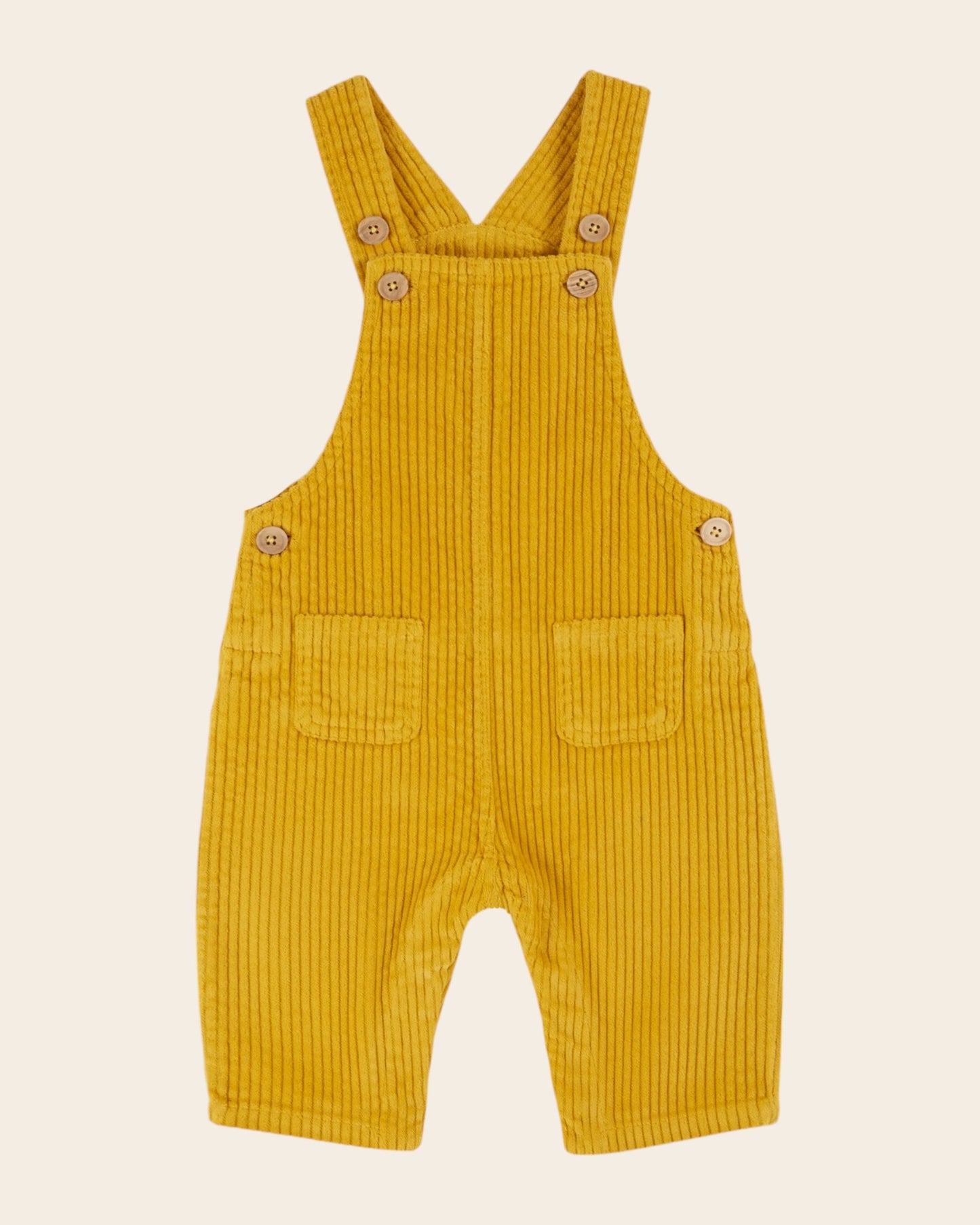 Salopette - Velours cotelé jaune