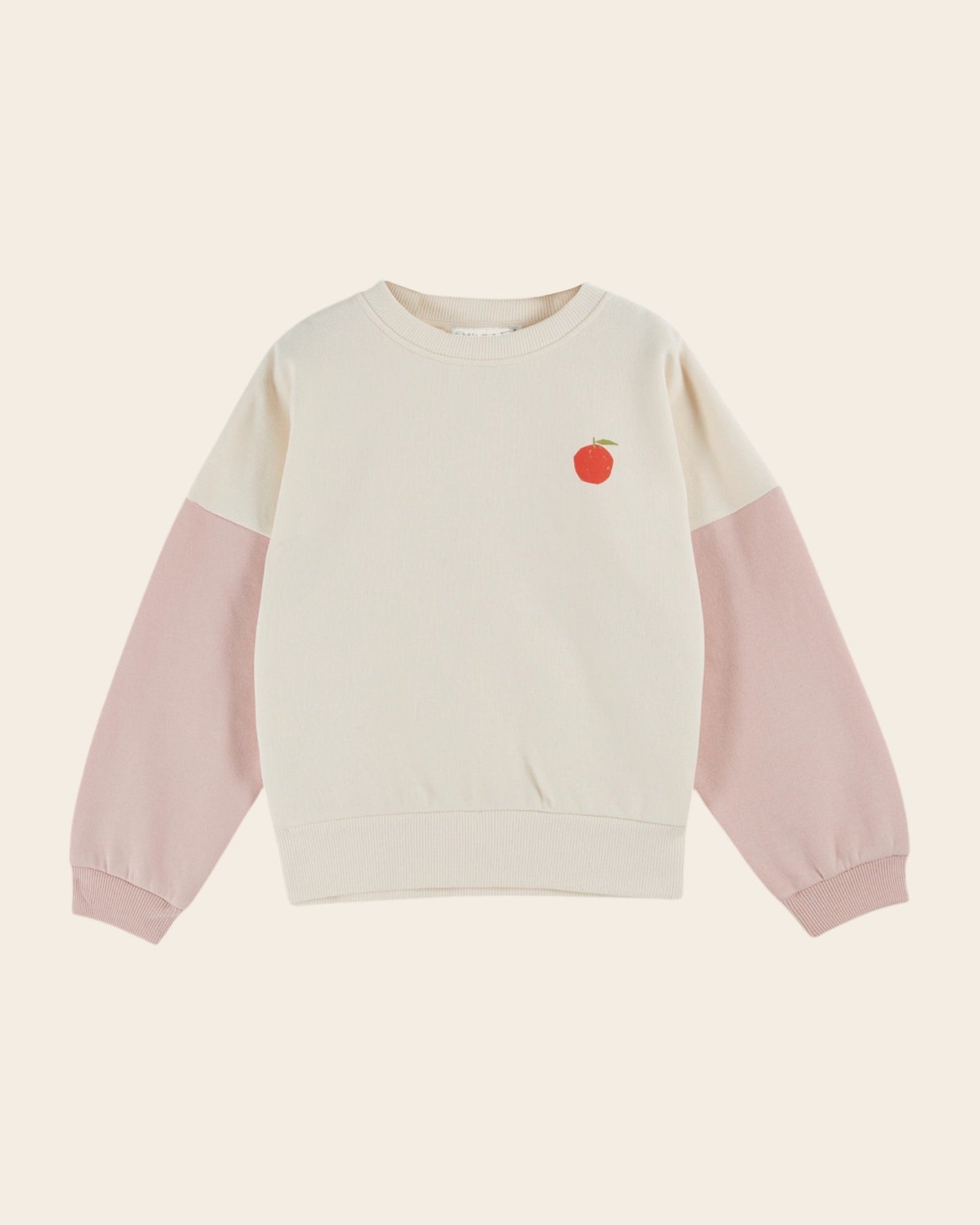 Sweat - Central Park bicolore coton bio rose
