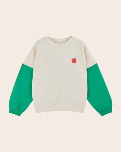 Sweat - Central Park bicolore coton bio vert