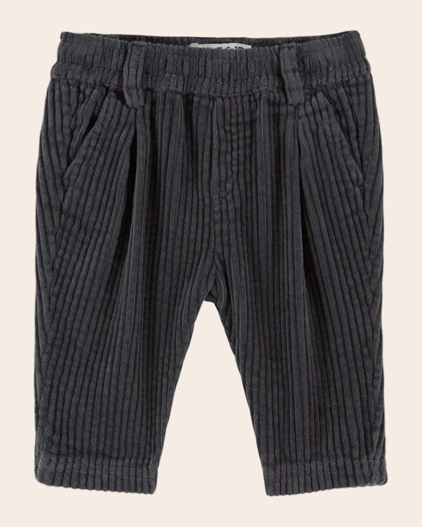 Pantalon - Velours cotelé noir