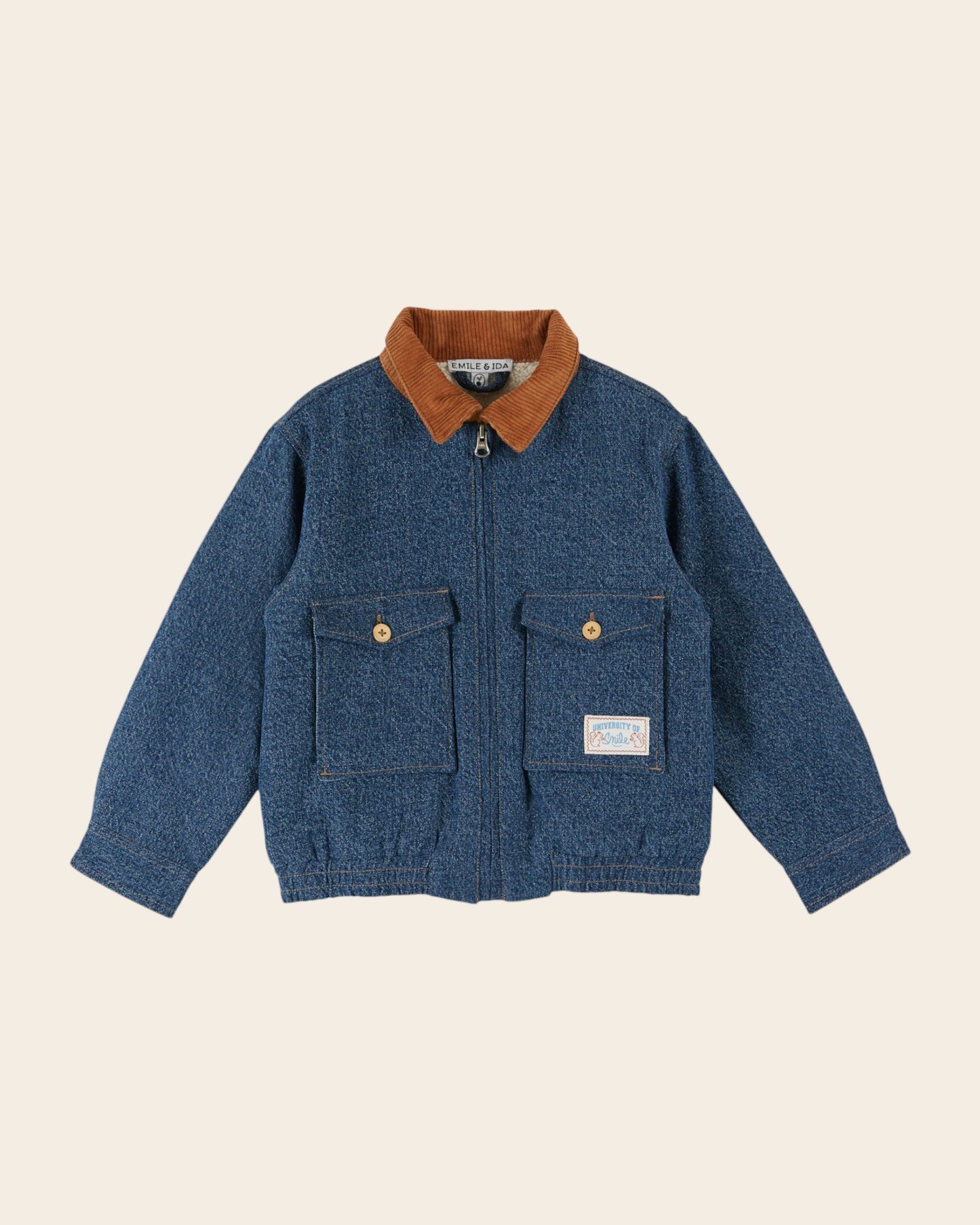 Blouson - Doublé moumoute denim