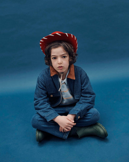 Blouson - Doublé moumoute denim