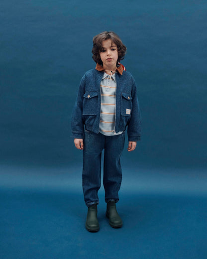 Blouson - Doublé moumoute denim