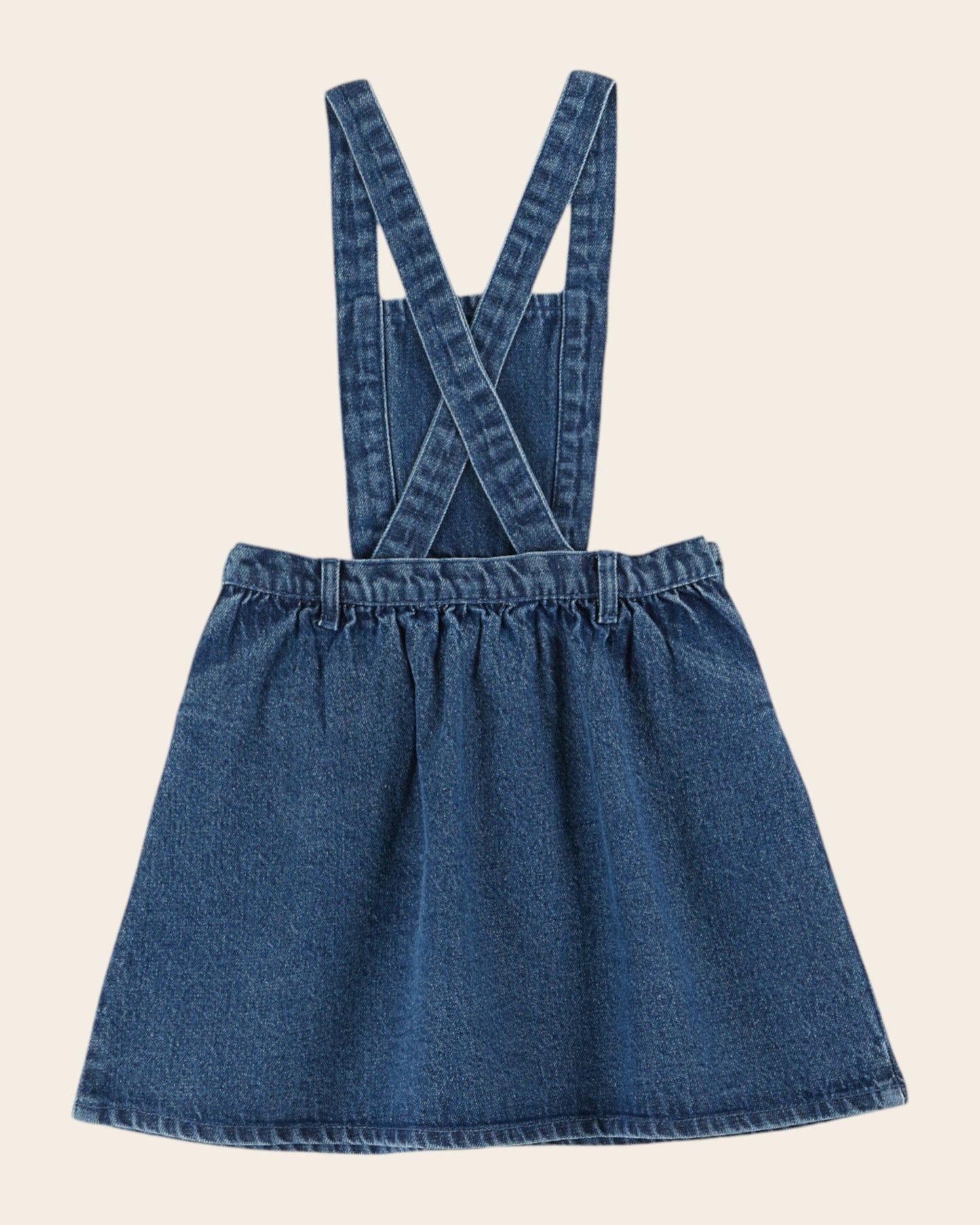 Robe - Tablier en coton denim