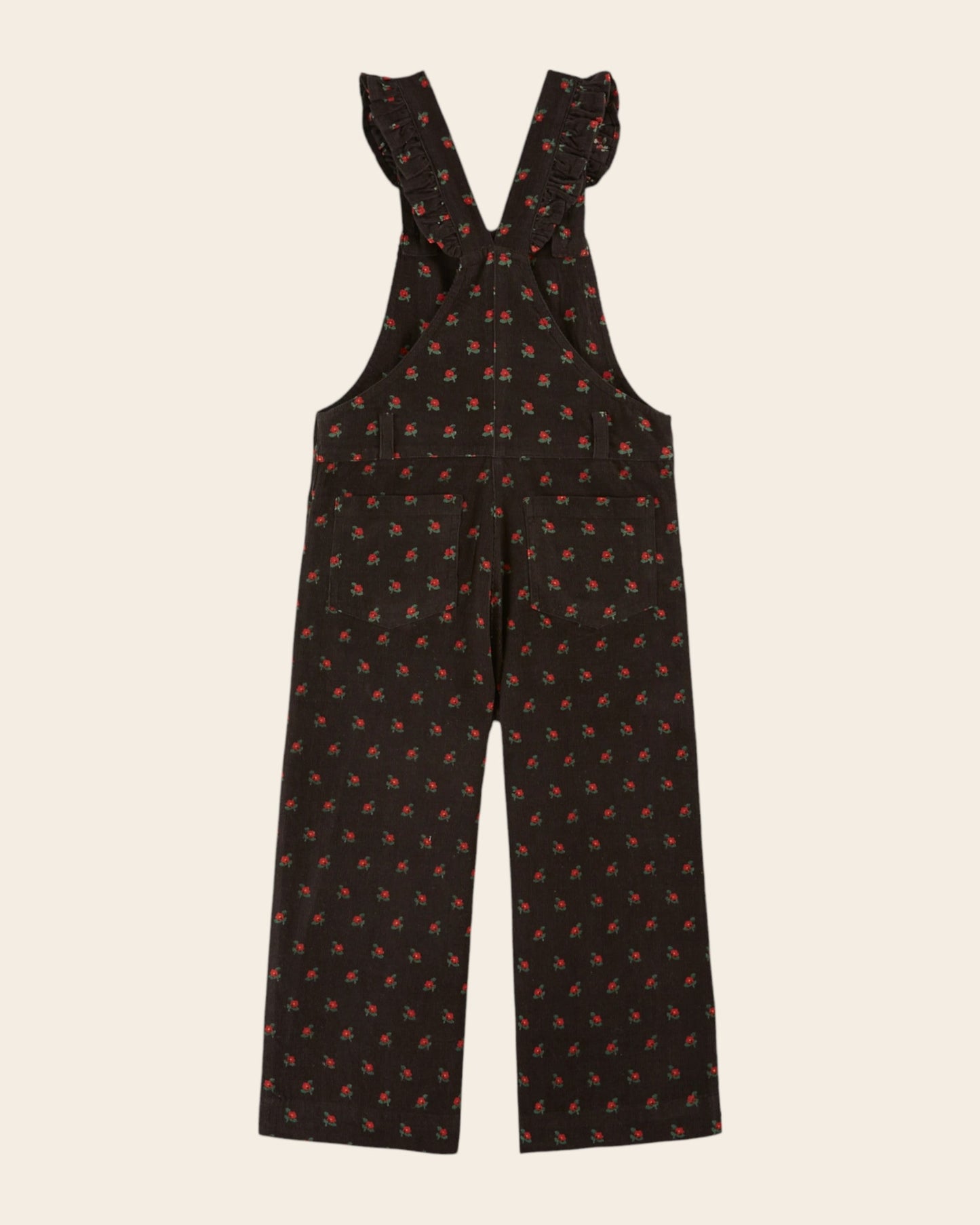 Salopette - Velours poppy noir