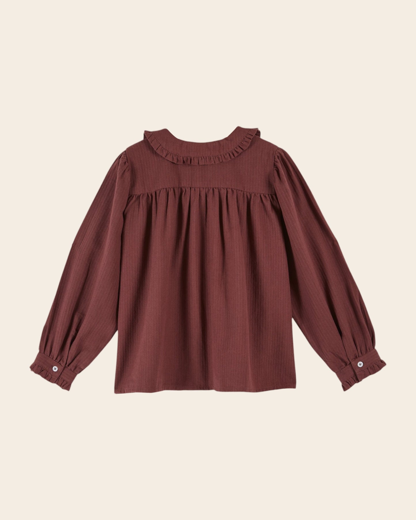 Blouse - Smockée violine