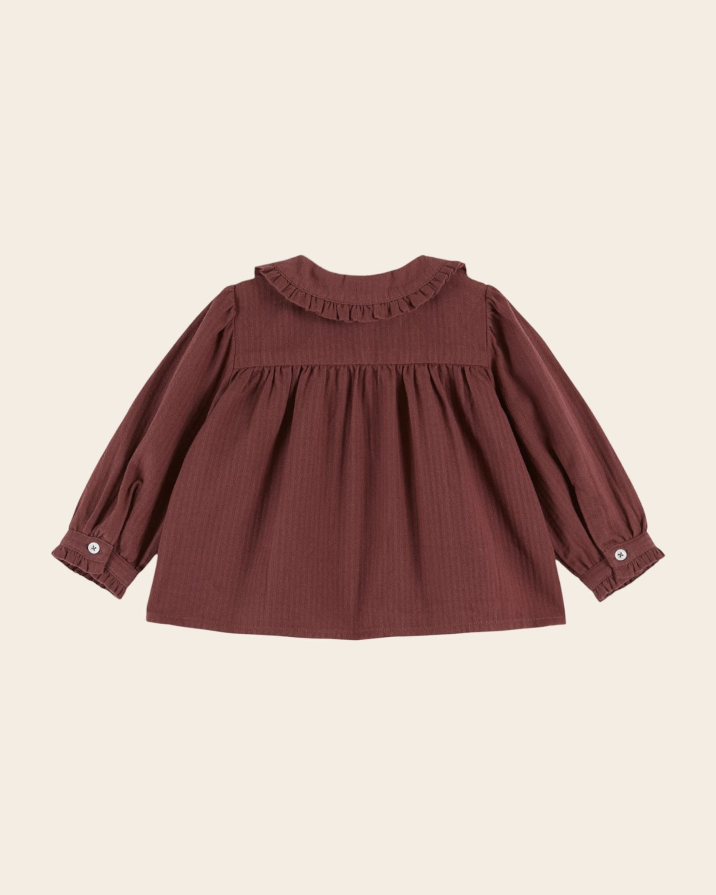 Blouse - Smockée violine