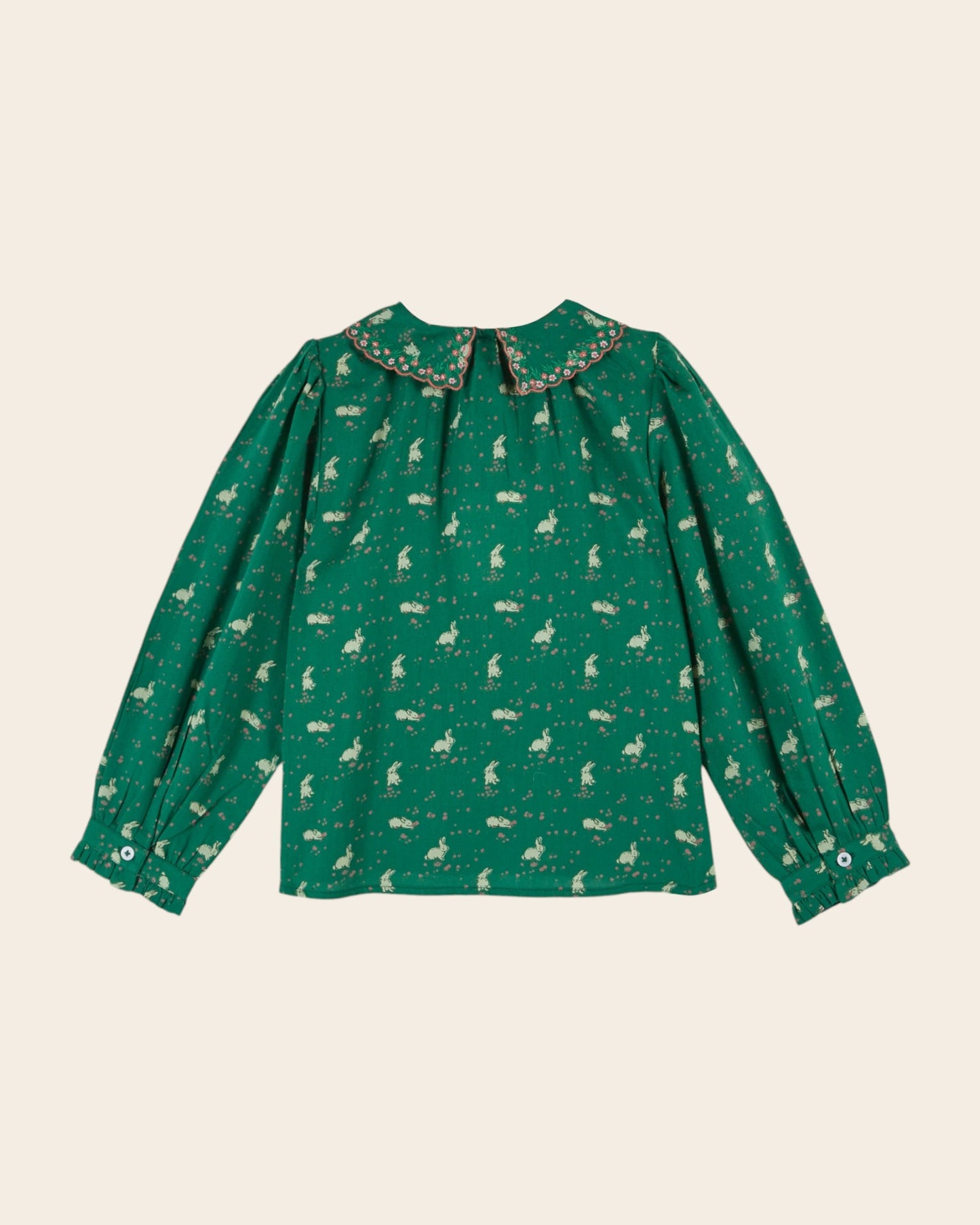 Blouse - Imprimé lapin vert