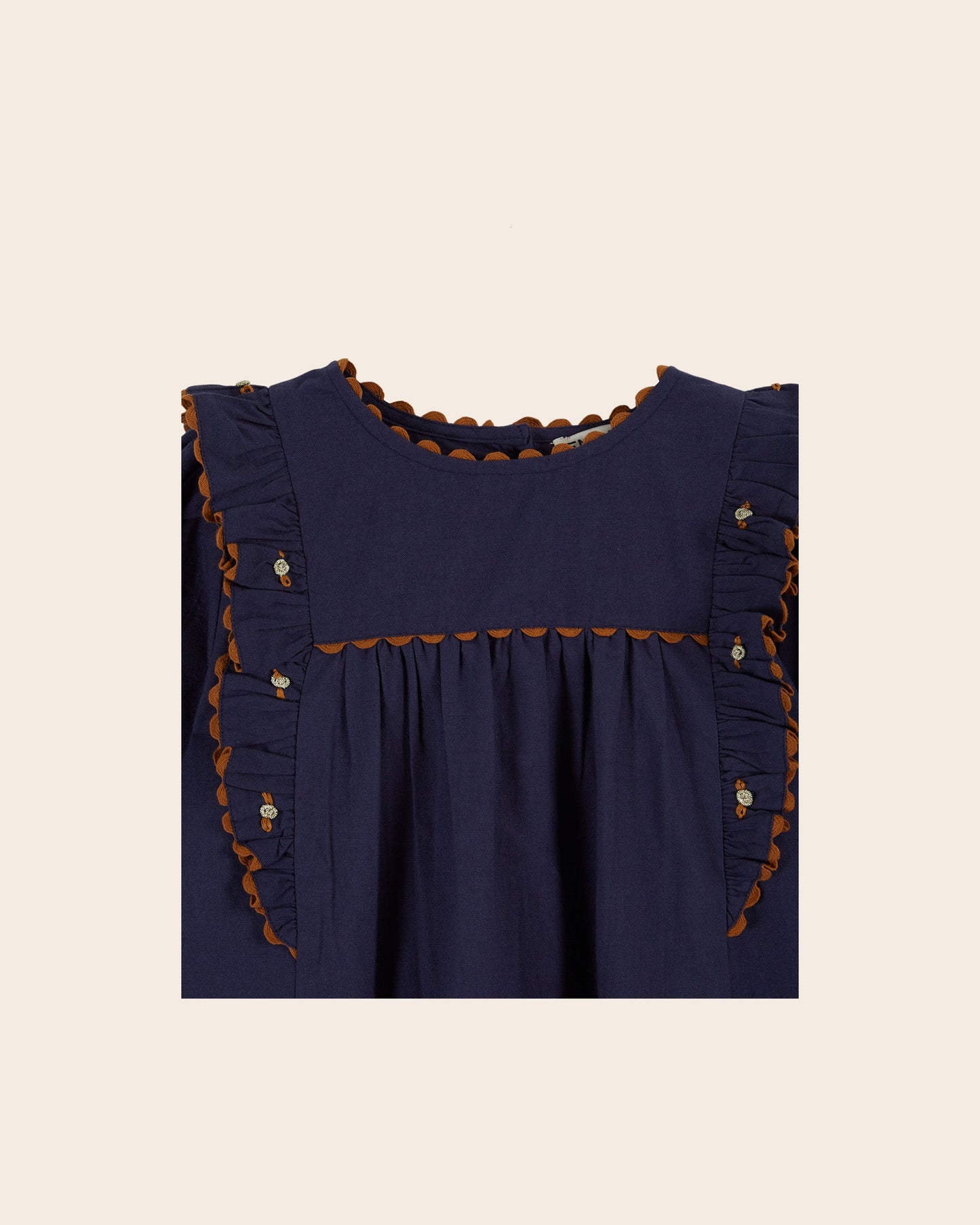 Robe - Volanté navy