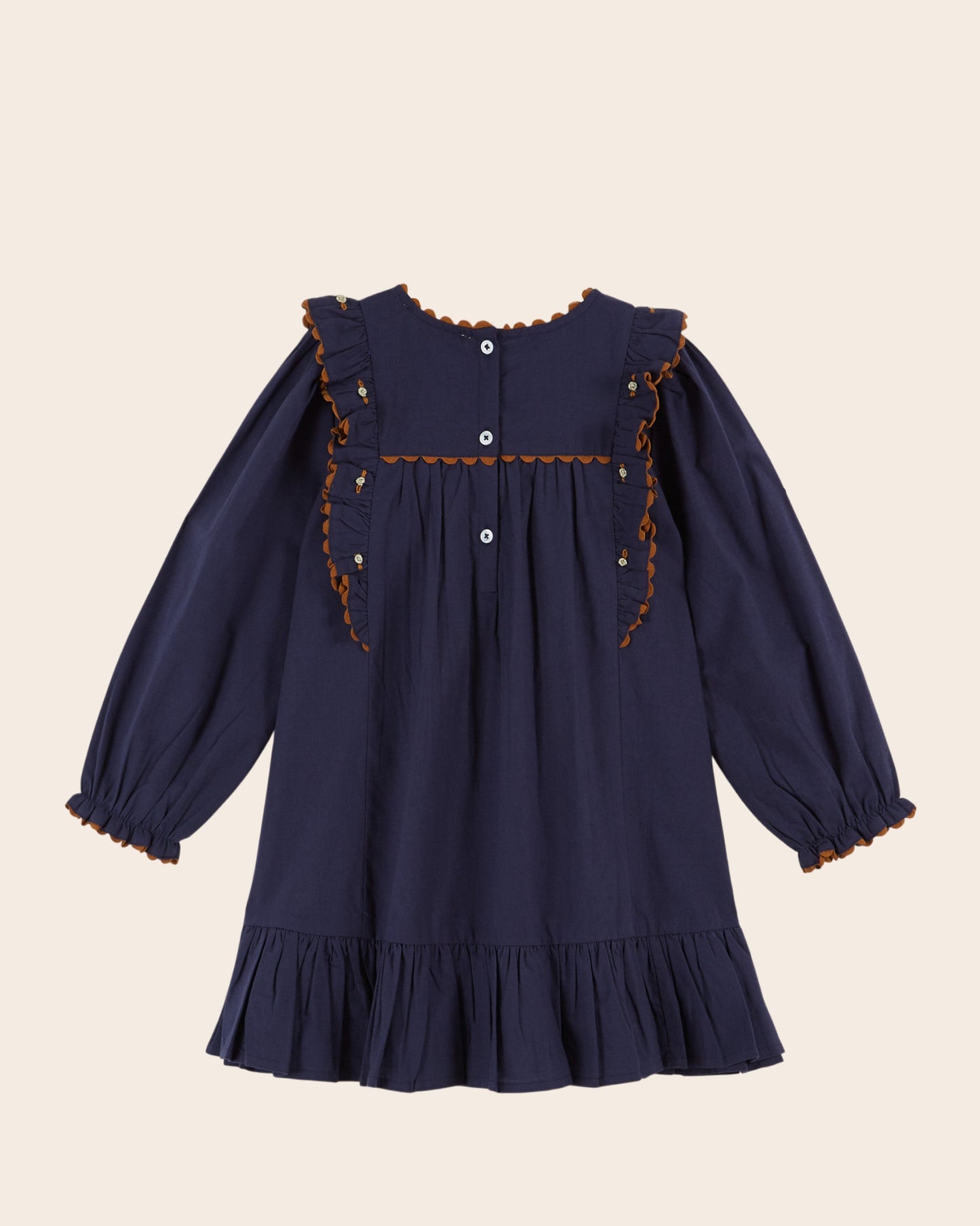 Robe - Volanté navy