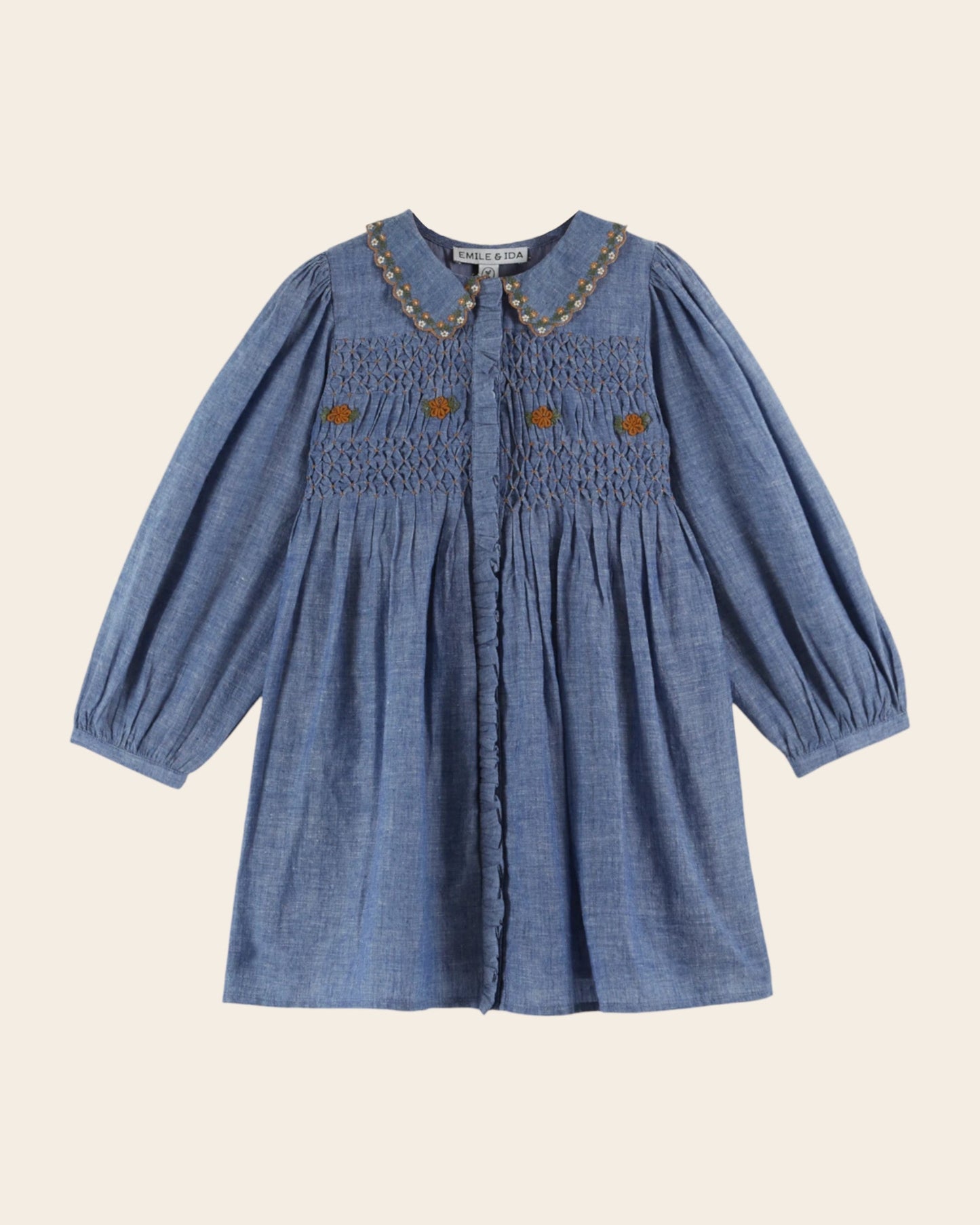 Robe - Smocké chambray