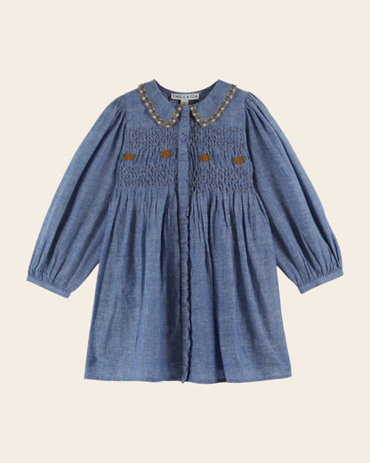 Robe - Smocké chambray