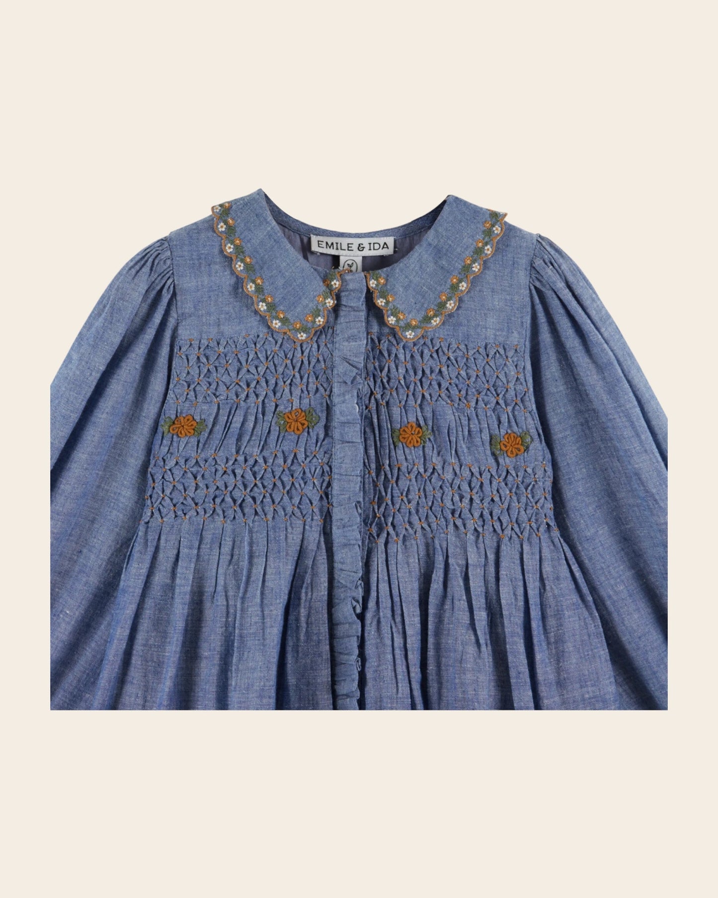 Robe - Smocké chambray