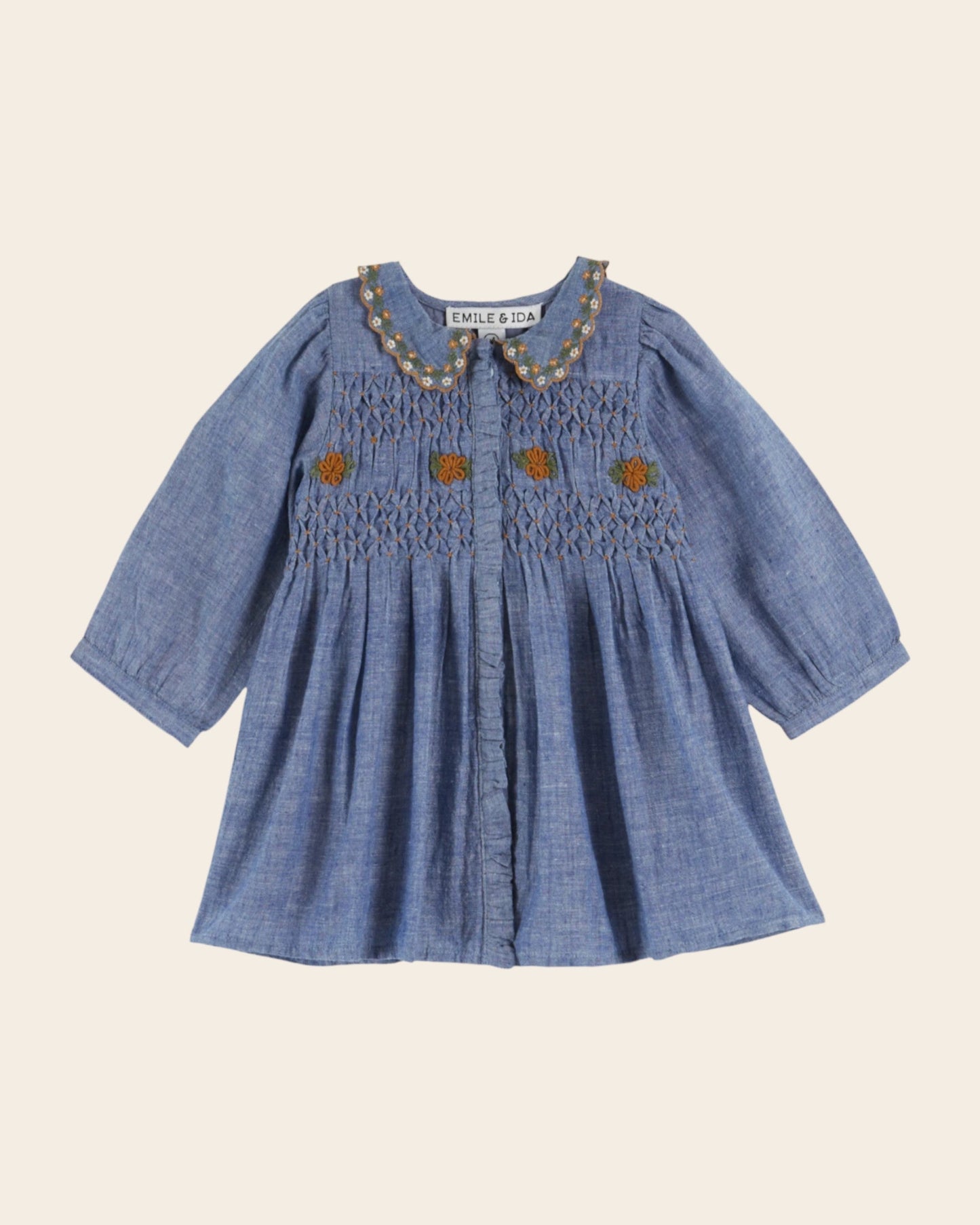 Robe - Smocké chambray