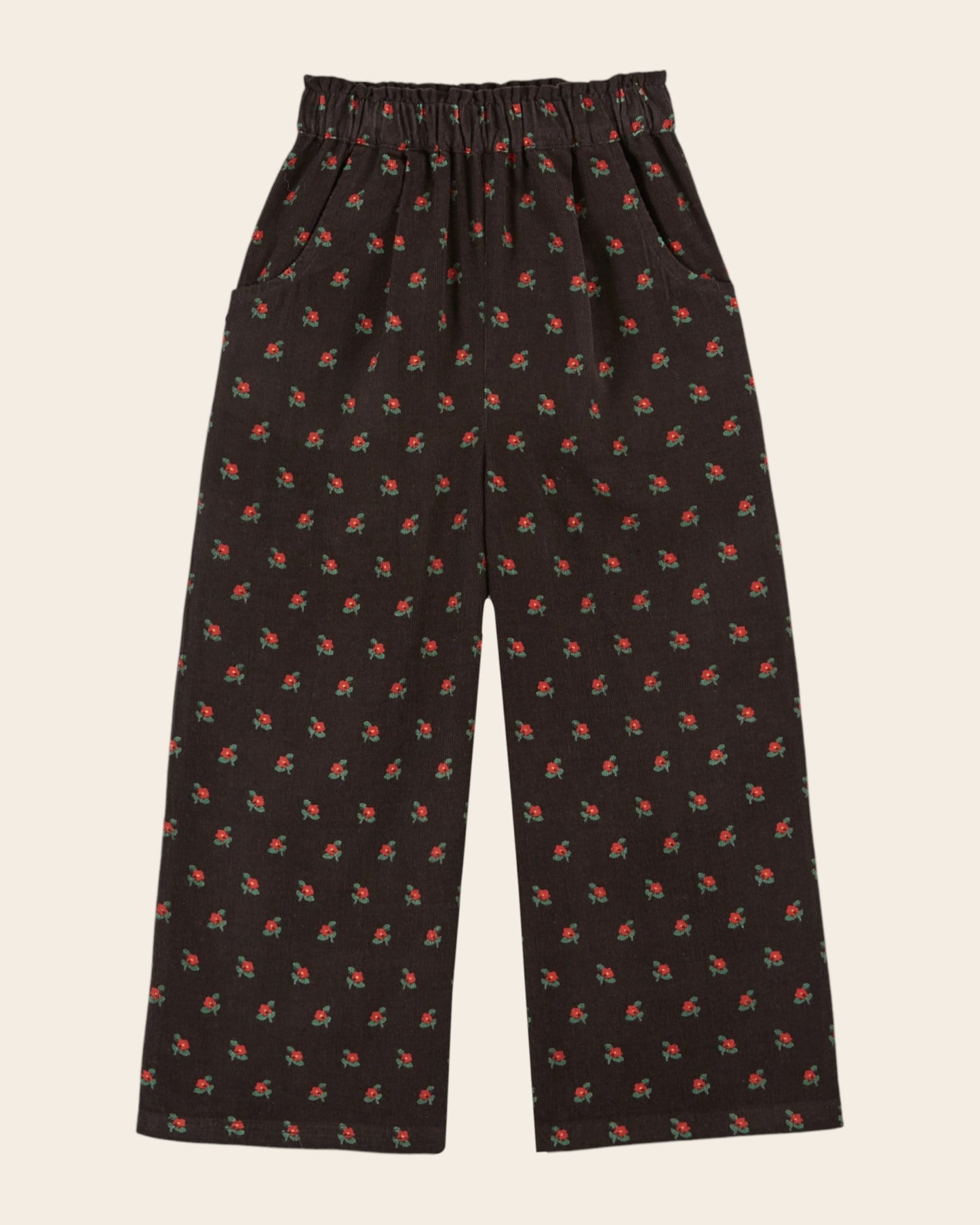 Pantalon - Velours poppy noir