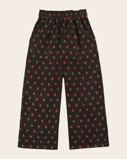 Pantalon - Velours poppy noir