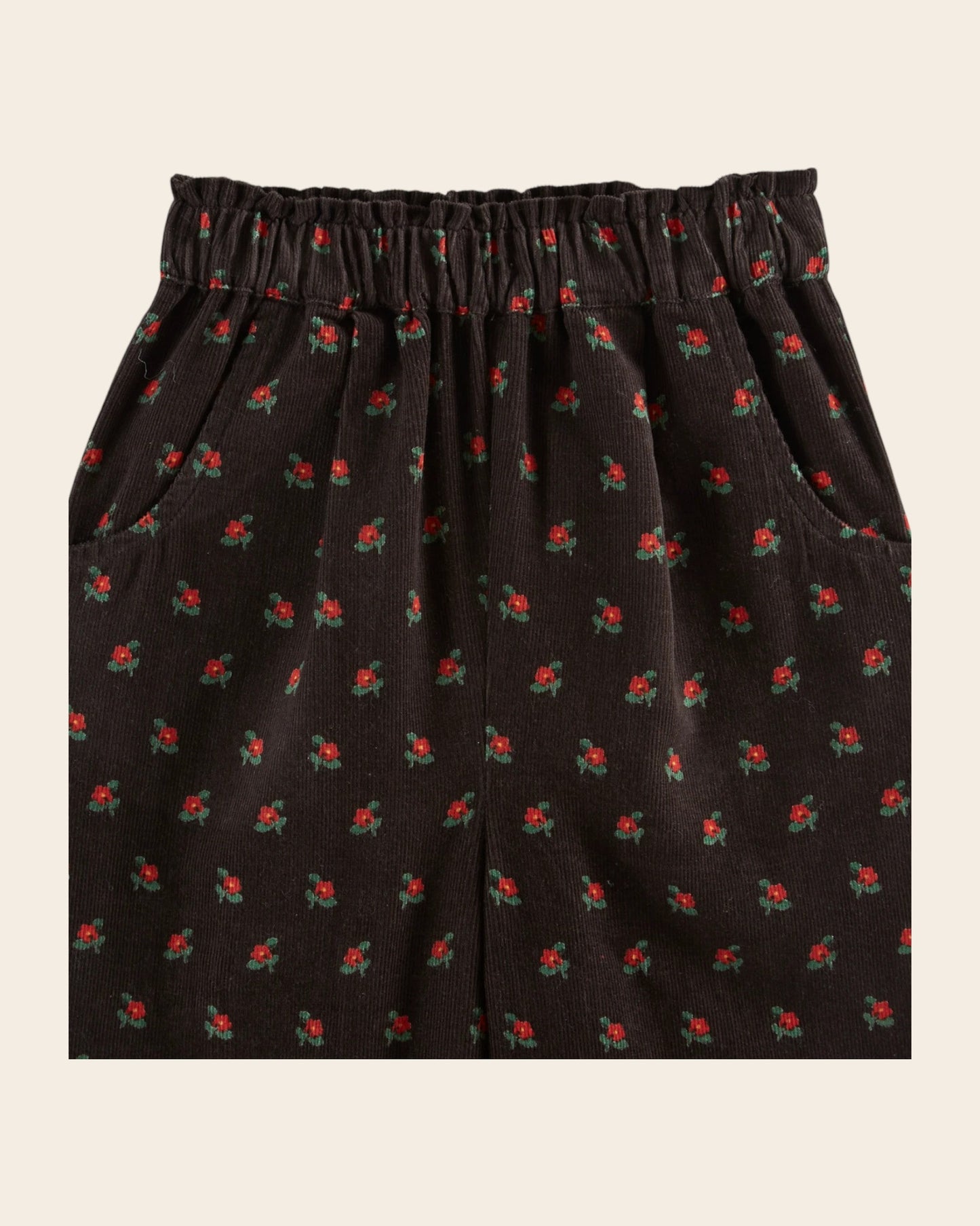 Pantalon - Velours poppy noir