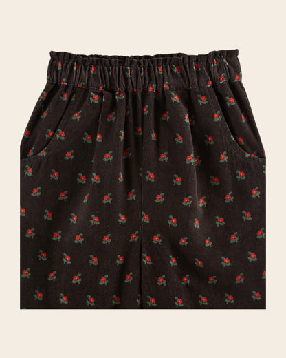 Pantalon - Velours poppy noir