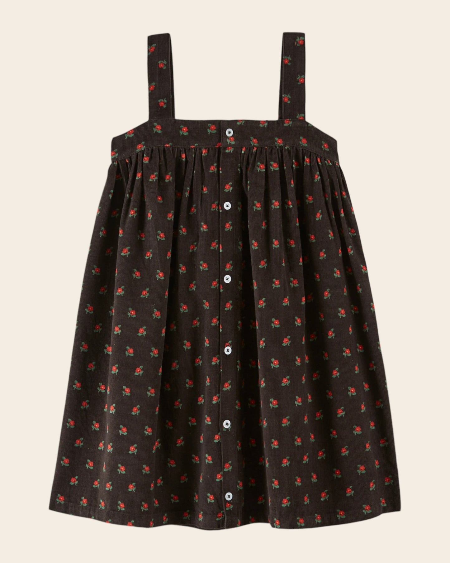 Robe - Bretelles poppy noir