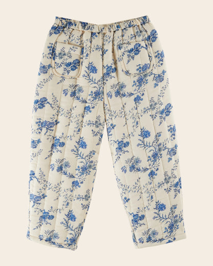 Pantalon - Matelassé orchid bleu