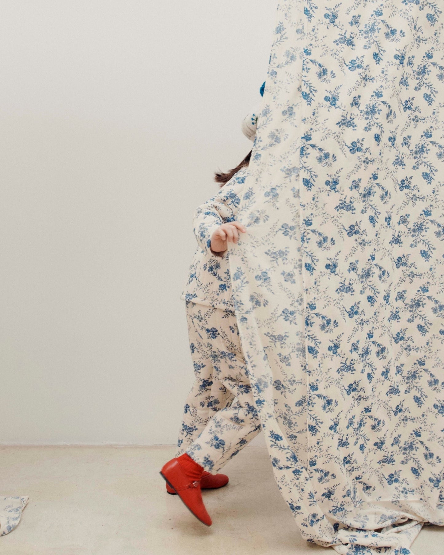 Pantalon - Matelassé orchid bleu