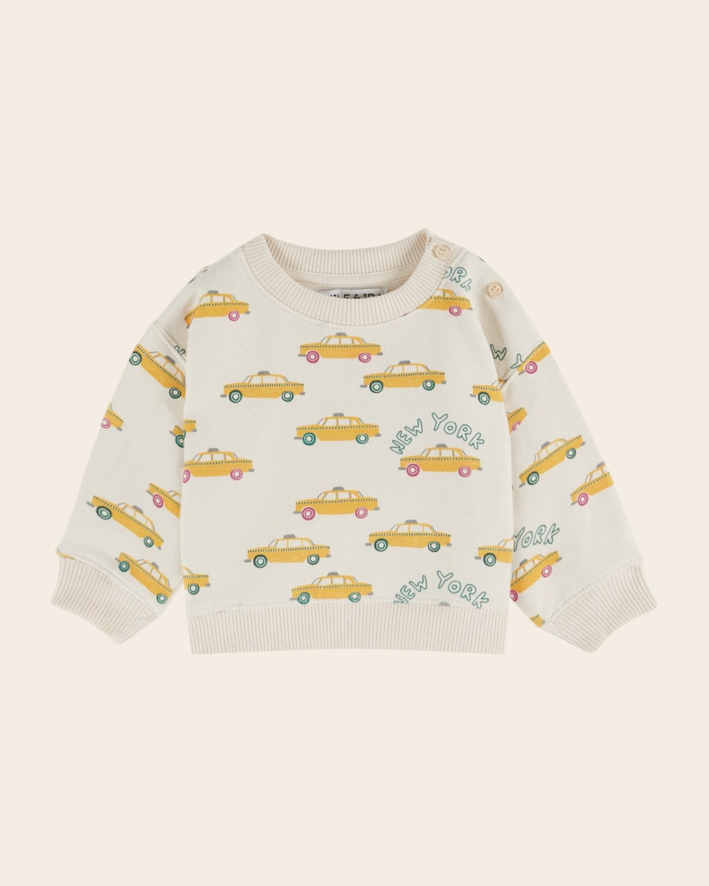 Sweat - Taxis coton bio écru