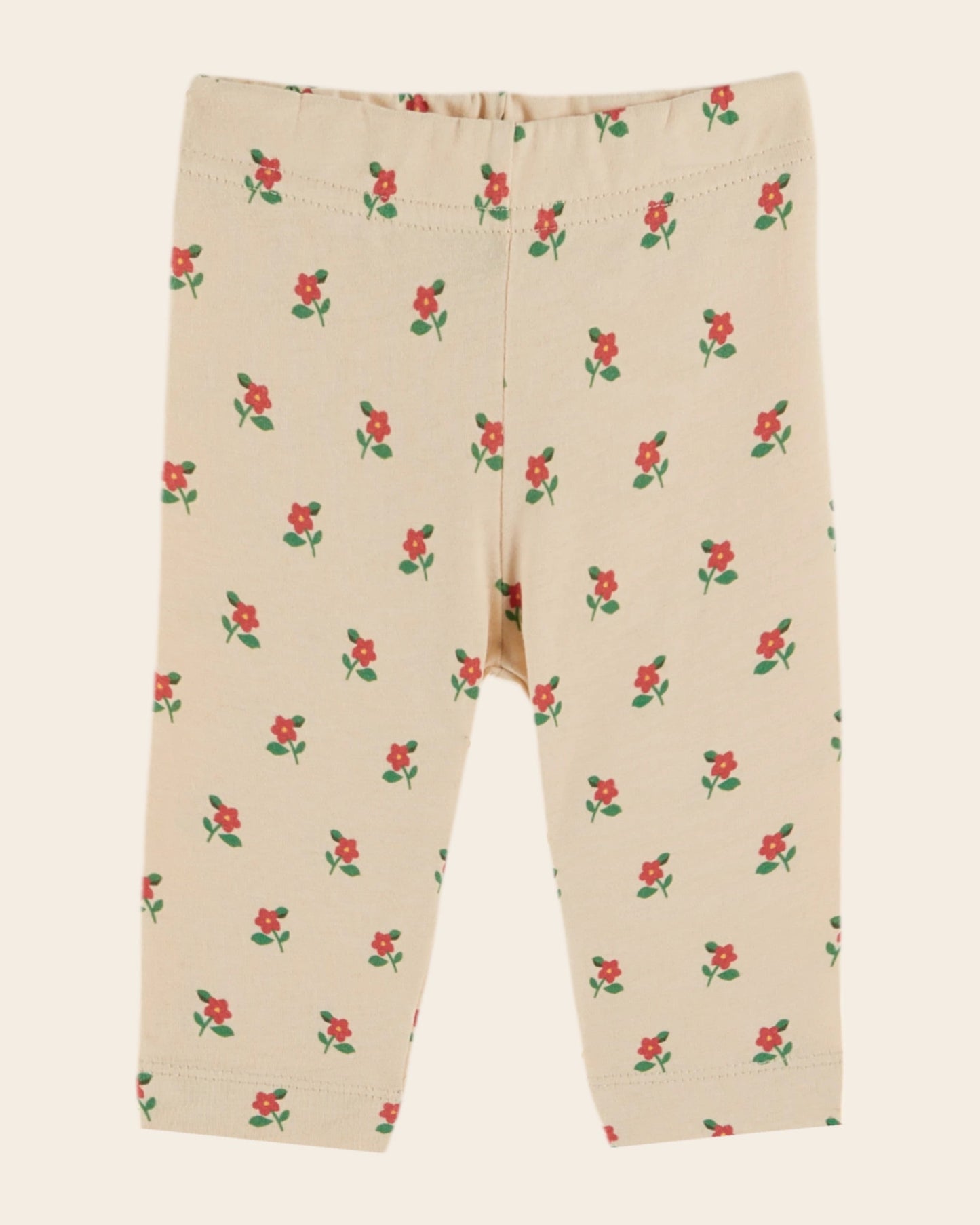Legging - Coton bio poppy crème