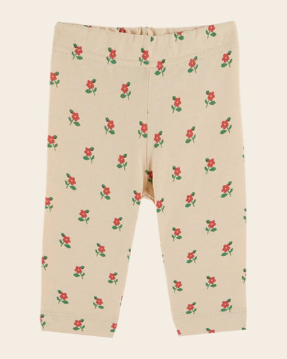 Legging - Coton bio poppy crème
