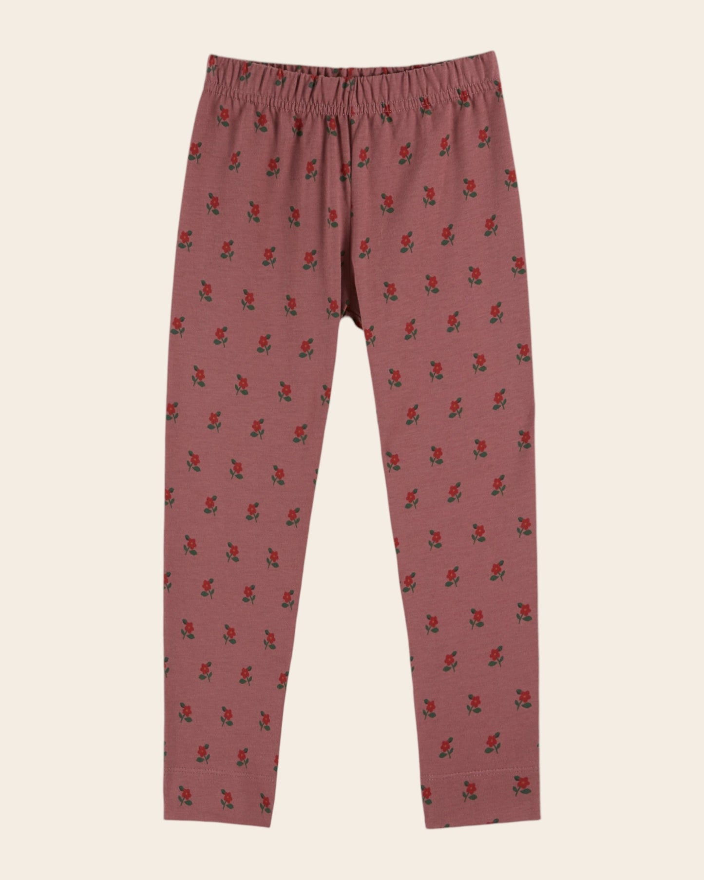 Legging - Coton bio poppy violine