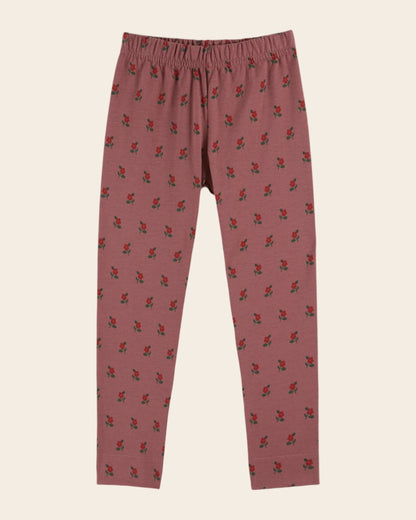 Legging - Coton bio poppy violine