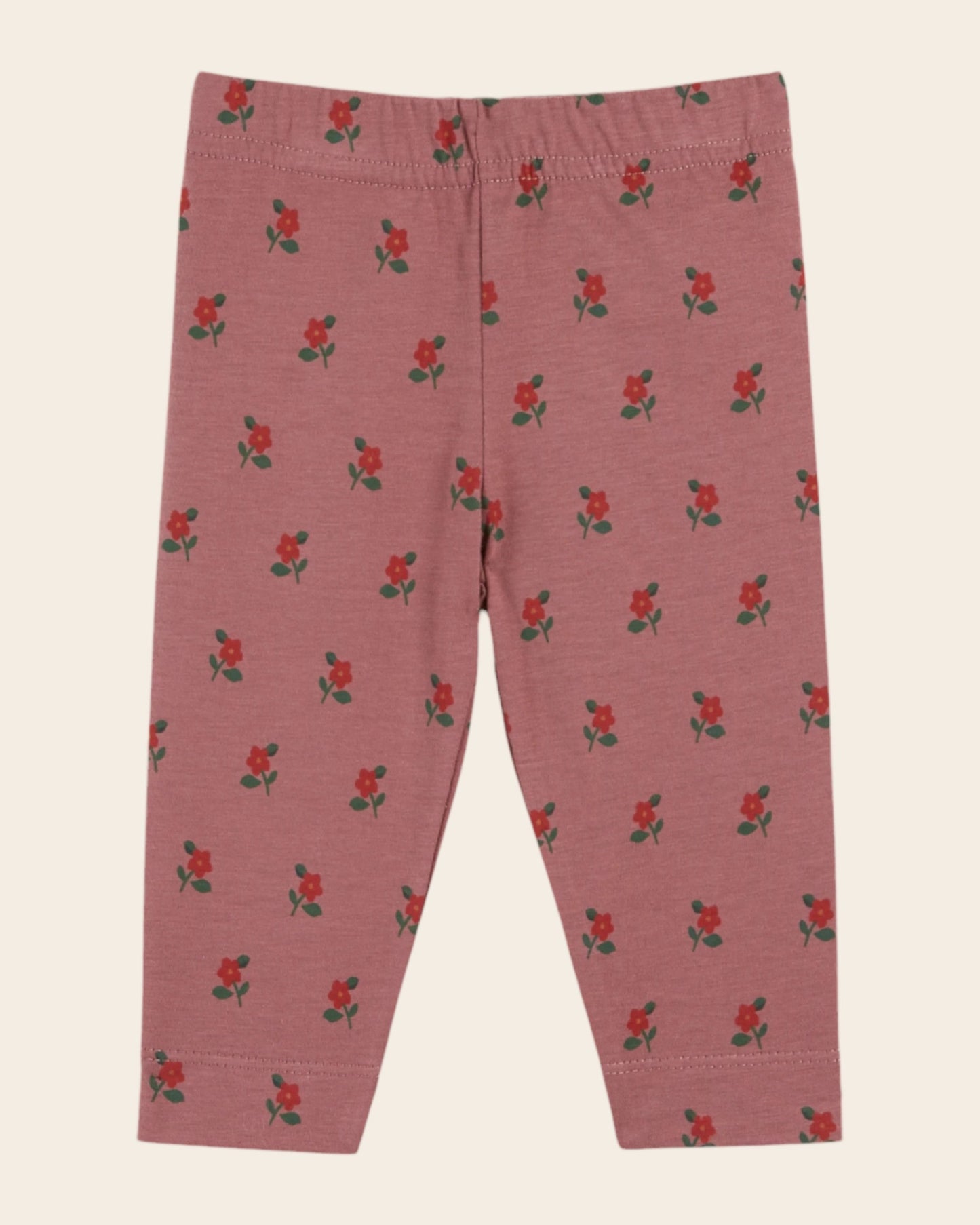 Legging - Coton bio poppy violine