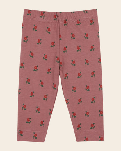 Legging - Coton bio poppy violine