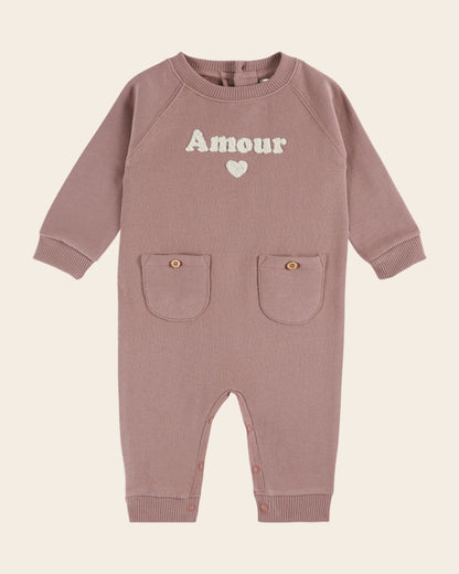 Combinaison - Amour coton bio figue