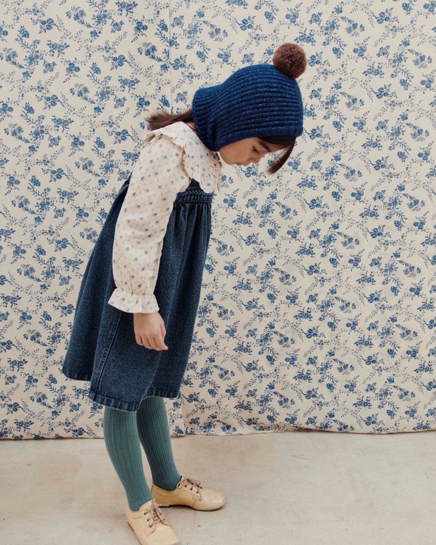 Cagoule - Pompom bleu