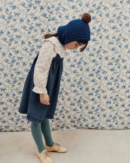 Cagoule - Pompom bleu