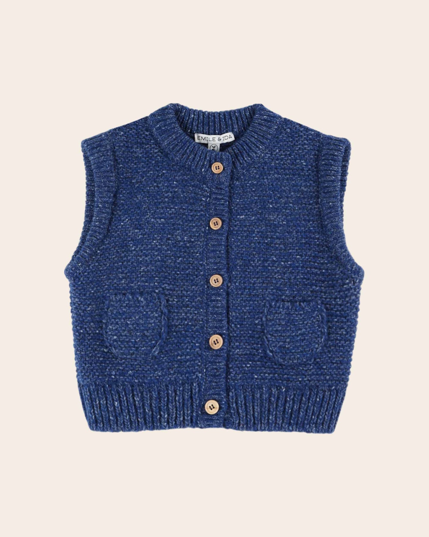 Cardigan - Sans manches bleu royal